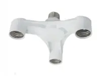 Переходник Ecola с цоколя Е27 на 3хЕ27 белый A7W37WEAY, , шт в интернет-магазине Патент24.рф