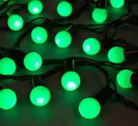 Электрогирлянда-шарики DCR. IP44 d=1.5 см" 20 м, Н.Т. LED-200, 8 режимов, ЗЕЛЕНЫЙ 705955, , шт в интернет-магазине Патент24.рф