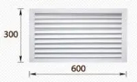 Решетка ПВХ Радиаторы 600х300 в асс-менте, , шт в интернет-магазине Патент24.рф