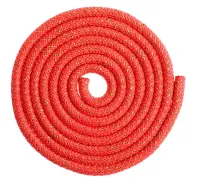 Скакалка гимнастическая красный золото люрекс 2,5м 150г 4446801, , шт в интернет-магазине Патент24.рф