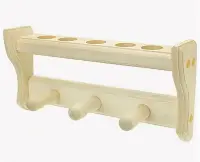 Полка дер д/масел 30х15х9см 3/крючка липа 122, , шт в интернет-магазине Патент24.рф