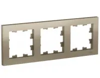 Рамка ATLASDESIGN трехпост. унив. шампань ATN000503, , шт в интернет-магазине Патент24.рф