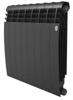 Радиатор биметал. Royal Thermo BiLiner 500 new Noir Sable 8 секций, , шт в интернет-магазине Патент24.рф
