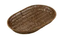 Корзина-сухарница плет. овал "Кондитер" 33,5х22,5см h4см мет/каркас , , шт в интернет-магазине Патент24.рф