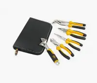 Набор JCB: губцевый инстр, хром.покрытие, CrV сталь, 5предм, чехол JPL017, , набор в интернет-магазине Патент24.рф