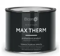 Эмаль ELCON термостойкая черная 500град. 0,4кг , , шт в интернет-магазине Патент24.рф