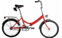 Велосипед KAMA 20 (20" 1 ск. рост. 14" скл.) красный/белый, , шт в интернет-магазине Патент24.рф