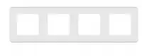 Рамка INSPIRIA 4 поста белый, , шт в интернет-магазине Патент24.рф