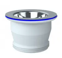 Выпуск прикручивающийся 1.1/2х40 с винтом 6х80 с н/ж чашкой с уплотн. кольцом Unicorn E33, , шт в интернет-магазине Патент24.рф