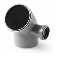 Отвод PP 110х45 с выходом 50 (правый) Политрон PRO AQUA COMFORT, , шт в интернет-магазине Патент24.рф