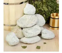 Камни для бани (талькохлорит) коробка 20кг, , упак в интернет-магазине Патент24.рф