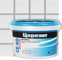ЦЕРЕЗИТ СЕ 40 2кг затирка эл. водооталк. серебристо-серый, , шт в интернет-магазине Патент24.рф
