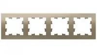 Рамка ATLASDESIGN четырехпост. унив.шампань ATN000504, , шт в интернет-магазине Патент24.рф