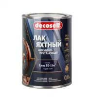 Лак ПУФАС Decoself яхтный полумат. 0,8л., , шт в интернет-магазине Патент24.рф