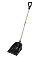 Лопата д/снега пл СИБИН с алюм/планкой дер/черенок, 460мм, V-ручка, , шт в интернет-магазине Патент24.рф