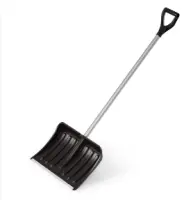 Лопата д/снега пл с/чер/ал Автомобильная 36,5х27х85см 2779, , шт в интернет-магазине Патент24.рф