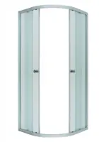 Уголок душевой полукруг BELLA 90х90х185 NW мат.стекло/нашиджи, белый, , шт в интернет-магазине Патент24.рф