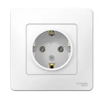 Розетка BLANCA с/у, б/заз., б/шторок, 16А, 250В, белый , , шт в интернет-магазине Патент24.рф