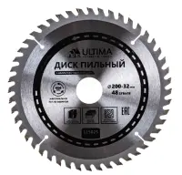 Диск пильный Ultima по дереву 200х32мм 48зуба кольцо 3032 Professional, , шт в интернет-магазине Патент24.рф Диск пильный Ultima по дереву 200х32мм 48зуба кольцо 3032 Professional, , шт в интернет-магазине Патент24.рф