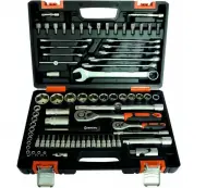 Набор инструм. 1/2, 1/4, CrV пласт. кейс 82 предм., , шт в интернет-магазине Патент24.рф