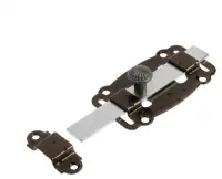 Задвижка дверная ЗД-100-Пл плоская цинк, , шт в интернет-магазине Патент24.рф