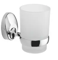 Стакан одинарный настенный (хром, стекло) Accoona A11003, , шт в интернет-магазине Патент24.рф