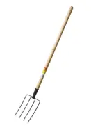 Вилы навозные GRINDA 180х300х1330мм , 4-х рогие, с дерев.черенком, , шт в интернет-магазине Патент24.рф