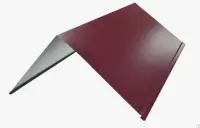 Конек сложный 150х150х2000 мм RAL 3005 Красное вино 0,4 мм 0,84 м2, , шт в интернет-магазине Патент24.рф