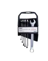 Набор ключей БИБЕР гаечных комбир. Профи СrV 8-17мм 6шт. 90681, , набор в интернет-магазине Патент24.рф