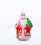 Елочная игрушка фигурка "Морозко" h7,2см стекло руч/худ/росп. С1313, , шт в интернет-магазине Патент24.рф