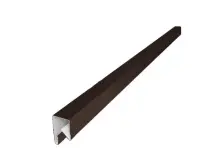 Заборная планка 8х8х2000 коричневая RAL8017, , шт в интернет-магазине Патент24.рф