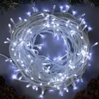 Электрогирлянда-нить ECO. IP44, 20 м, Н.Б. LED-200-220V, 8 режимов, БЕЛЫЙ 3584144, , шт в интернет-магазине Патент24.рф