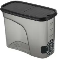 Емкость для сыпуч. продуктов БЕСТ 1,5л Графитовый 95х190х140мм М1255, , шт в интернет-магазине Патент24.рф