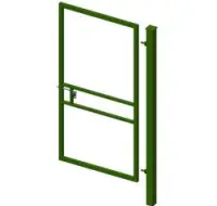 Калитка со сварной сеткой H 1,70м L1,0м/М16/90 ППК RAL 6005 Медиум, , шт в интернет-магазине Патент24.рф