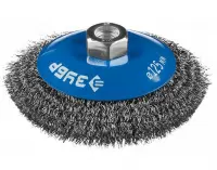Щетка ЗУБР ПРОФ коническая д/УШМ сталь проволока 0,3мм 125ммхМ14 35265-125_z02, , шт в интернет-магазине Патент24.рф Щетка ЗУБР ПРОФ коническая д/УШМ сталь проволока 0,3мм 125ммхМ14 35265-125_z02, , шт в интернет-магазине Патент24.рф