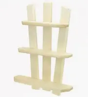 Полка дер. "Ступени" 3-х ярусн. 46х35х8см липа 479, , шт в интернет-магазине Патент24.рф