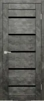 Дверное полотно Твист Нью ПО60 экошп. бетон графит (ст. лак черн), , шт в интернет-магазине Патент24.рф