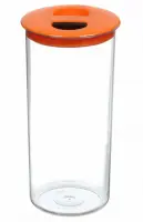 Банка для сыпуч. продуктов пласт. 1,4л. крышка с зажимом высокая с262, , шт в интернет-магазине Патент24.рф