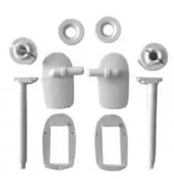 Крепеж сидения к унитазу Верона белый (комплект), , шт в интернет-магазине Патент24.рф