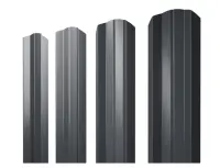 Штакетник М-обр. фигурный 0,4х108х1800 серый RAL7024, , шт в интернет-магазине Патент24.рф Штакетник М-обр. фигурный 0,4х108х1800 серый RAL7024, , шт в интернет-магазине Патент24.рф