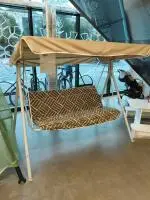 Качели садовые "Адлер" бежевые, 175х150х120см, макс. нагрузка 150 кг 3444208, , шт в интернет-магазине Патент24.рф