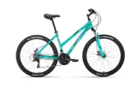 Велосипед FORWARD IRIS 26 2.0 D (26" 18 ск. рост. 17") бирюзовый/белый, , шт в интернет-магазине Патент24.рф
