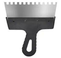 Шпатель БИБЕР фасадный нерж. сталь, 200мм зубч. 8мм 35214, , шт в интернет-магазине Патент24.рф