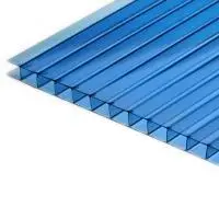 Поликарбонат сотовый 2,1х6х4мм синий, , л. в интернет-магазине Патент24.рф
