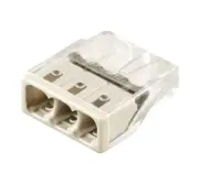 Клемма монтажная 3-проводная для 1-жильного проводника Stekker, , шт в интернет-магазине Патент24.рф