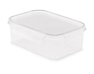 Емкость для СВЧ пл 1л "Прайм" прямоуг. на защелк. 19,5х14х6,5см М8501, , шт в интернет-магазине Патент24.рф