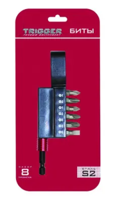 Набор бит ТРИГГЕР 8предметов 84994, , шт в интернет-магазине Патент24.рф