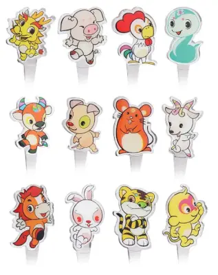 Ложка детск.Зверюшка малая 12 диз, мет, , шт в интернет-магазине Патент24.рф