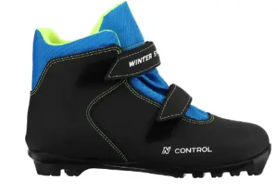 Ботинки лыжные детские Winter Star control kids черный (лого лайм неон) N р.29 7881787, , пар в интернет-магазине Патент24.рф