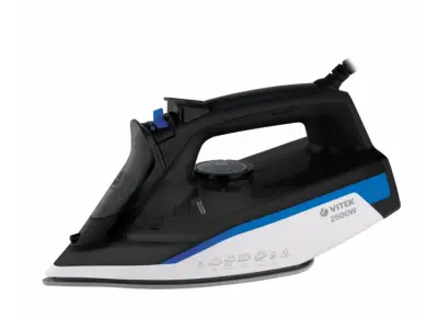 Утюг утюг vitek vt-8329 черный/белый/синий в интернет-магазине Патент24.рф